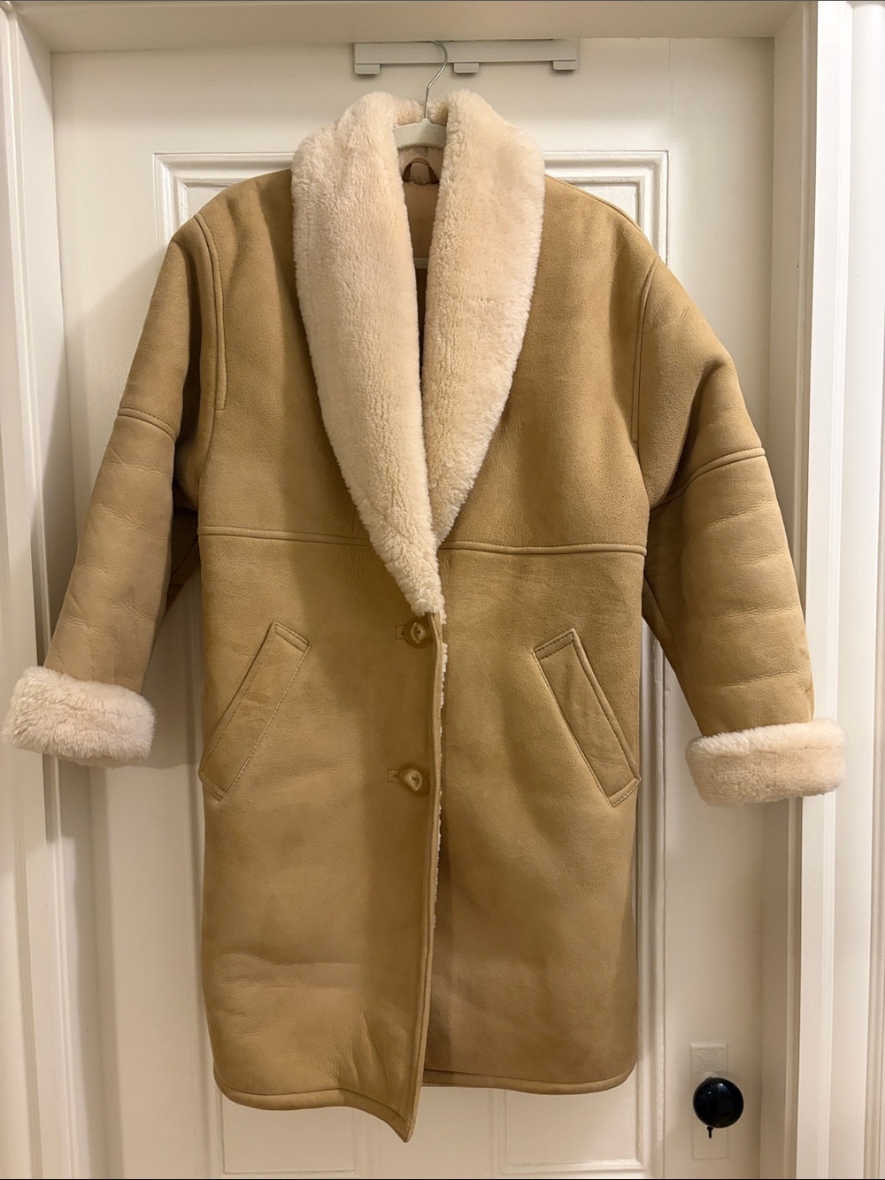 Vintage Eddie Bauer Shearling Coat